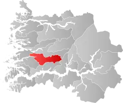 Localisation de Gaular