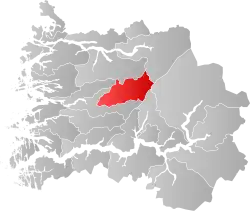 Localisation de Jølster