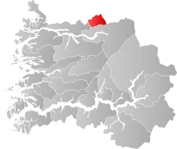 Localisation de Hornindal