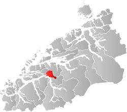 Localisation de Ørskog