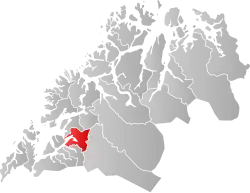 Localisation de Salangen