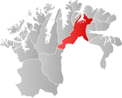 Localisation de Tana / Deatnu