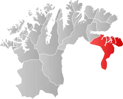 Localisation de Sør-Varanger