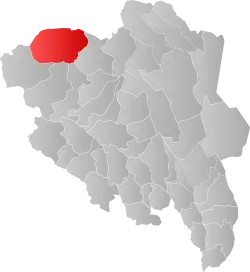 Localisation de Lesja