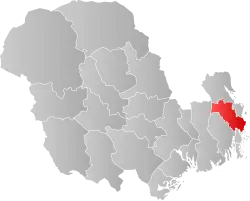 Localisation de Tønsberg