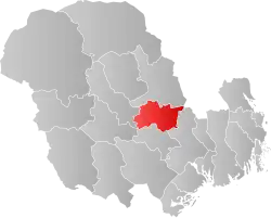 Localisation de Midt-Telemark