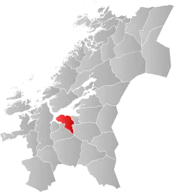 Localisation de Trondheim