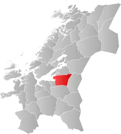 Localisation de Stjørdal