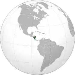 Description de l'image Nicaragua (orthographic projection).svg.