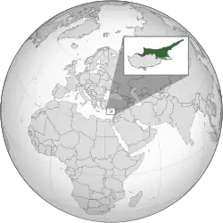 Description de l'image Northern Cyprus (orthographic projection).svg.