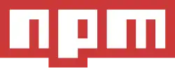Description de l'image Npm-logo.svg.