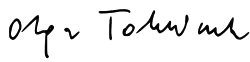 signature d'Olga Tokarczuk