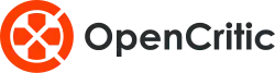 Le texte « OpenCritic » est écrit en noir, à droite d'un symbole rouge représentant une croix directionnelle.