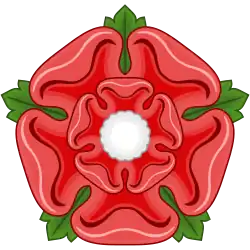 Description de l'image Red Rose Badge of Lancaster.svg.