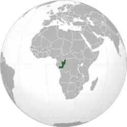 Description de l'image Republic of the Congo (orthographic projection).svg.