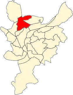 Localisation de Sainte-Walburge