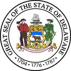 Description de l'image Seal_of_Delaware.svg.