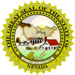 Description de l'image Seal of Nevada.svg.