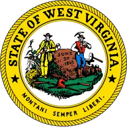 Description de l'image Seal of West Virginia.svg.