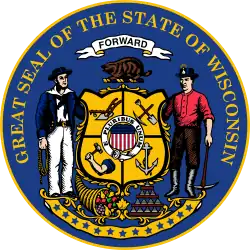 Description de l'image Seal_of_Wisconsin.svg.