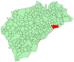 Localisation de Santo Tomé del Puerto