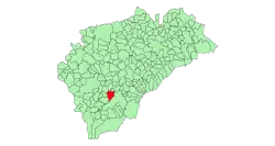 Localisation de Valverde del Majano