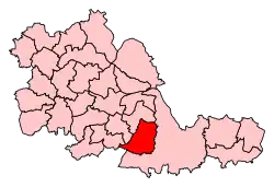 Carte de la circonscription