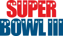 Description de l'image Super Bowl III logo.svg.