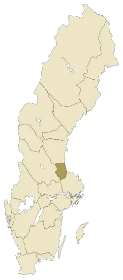 Localisation de Gästrikland