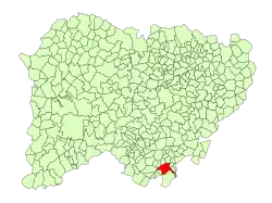Localisation de Béjar