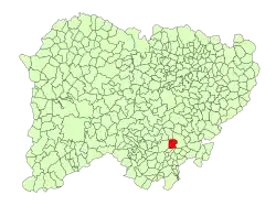 Localisation de Fuenterroble de Salvatierra