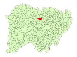 Localisation de La Mata de Ledesma
