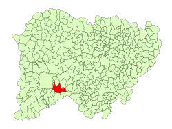 Localisation de Serradilla del Arroyo