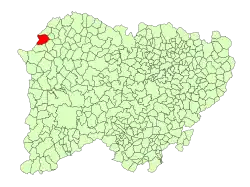 Localisation de Vilvestre