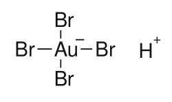 Image illustrative de l’article Acide tétrabromaurique