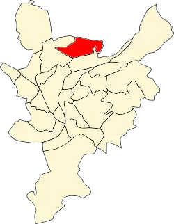 Localisation de Thier-à-Liège