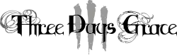 Description de l'image Three Days Grace wordmark and logo.svg.