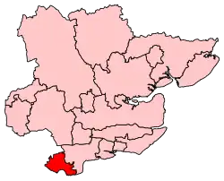 Carte de la circonscription