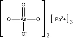 Image illustrative de l’article Arséniate de plomb