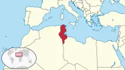 Description de l'image Tunisia in its region.svg.