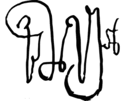 signature de Vameq Ier d'Iméréthie