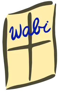 Description de l'image Wabi-logo.svg.