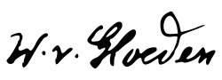 signature de Wilhelm von Gloeden
