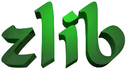 Description de l'image Zlib 3D green.svg.