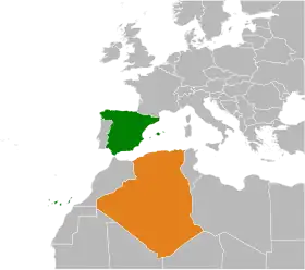 Espagne et Algérie