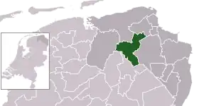 Localisation de Groningue