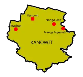 Localisation de District de Kanowit