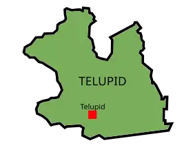 Localisation de District de Telupid