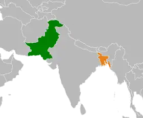 Bangladesh et Pakistan