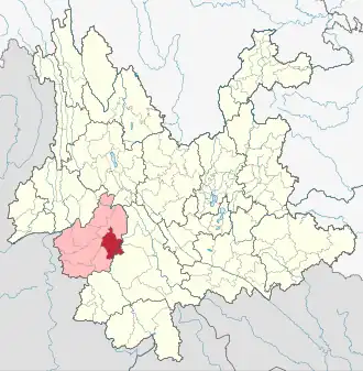 Localisation de Línxiáng Qū